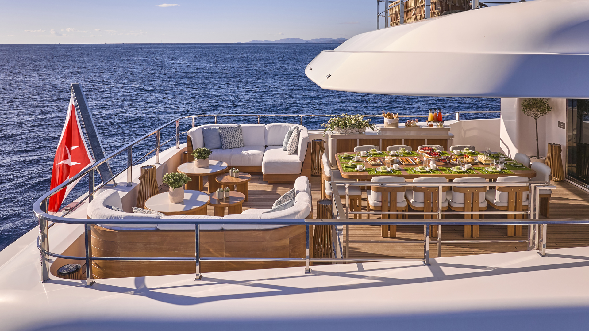 Upper Deck Aft - Aerial View