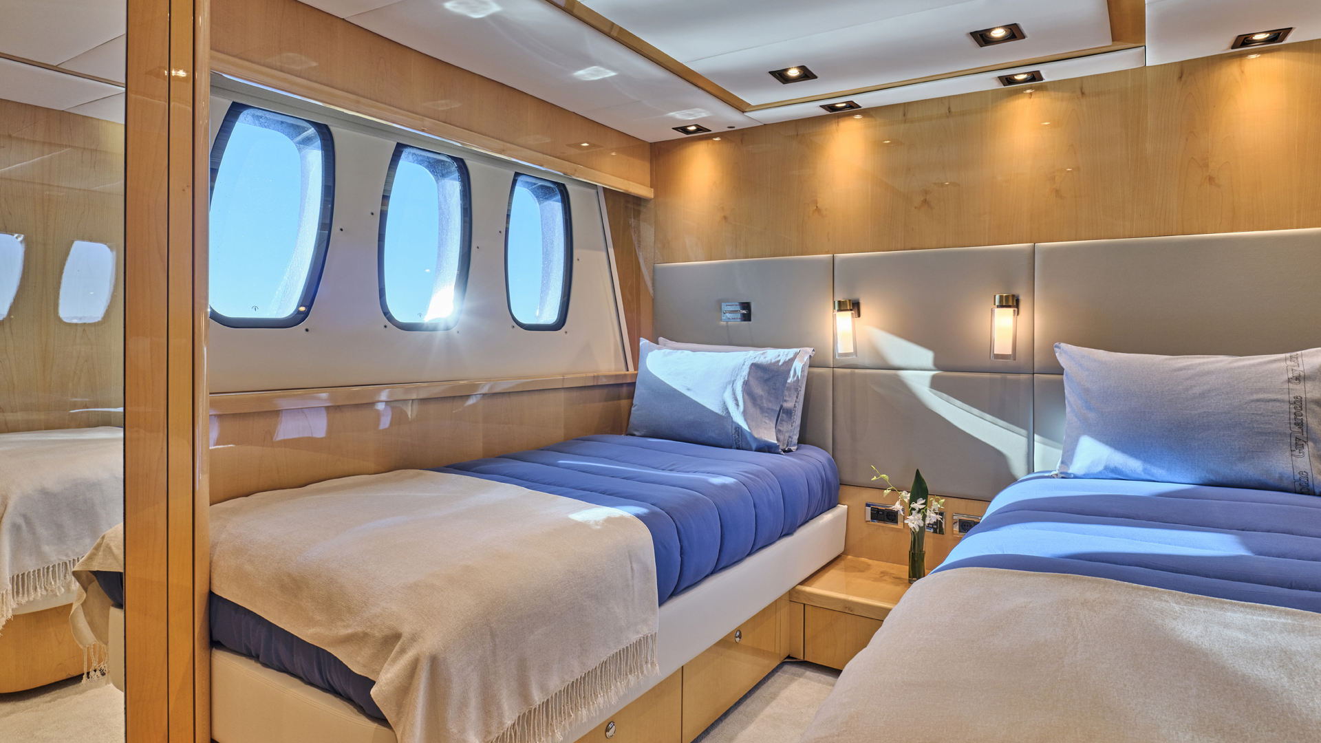 Twin Stateroom - Convertible to Double Stateroom