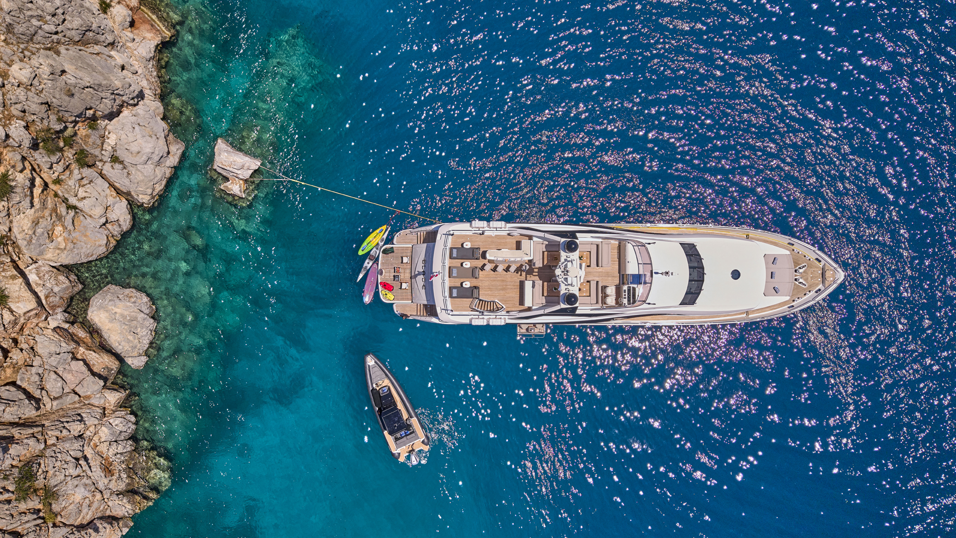 Aerial Shot - At Anchor