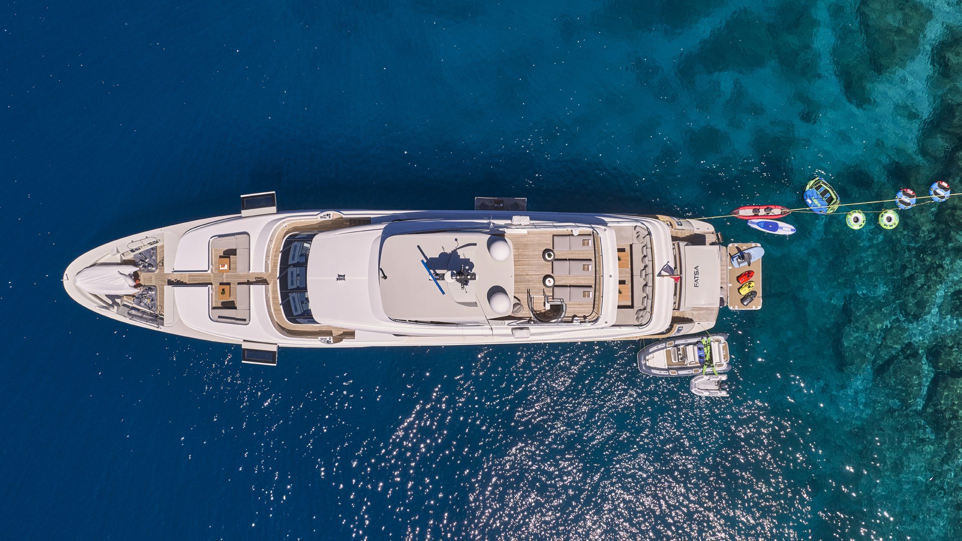 Aerial Shot - At Anchor