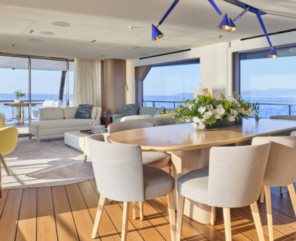 Main Salon & Dining Area