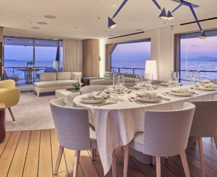 Main Salon & Dining Area