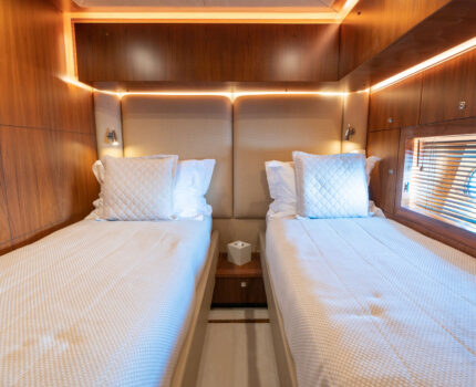 Twin Stateroom Convertible to Double Bed