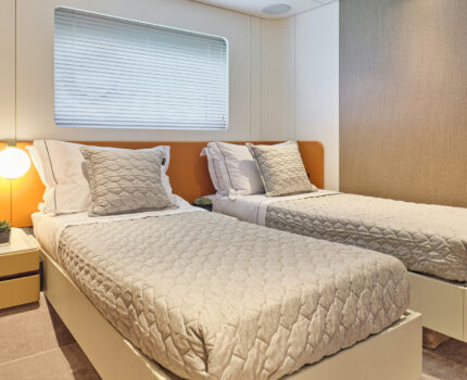Twin Stateroom Convertible to Double Stateroom