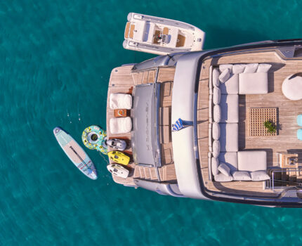 Aerial View - Aft View with Water Toys