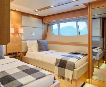 Twin Stateroom convertible to Double Stateroom