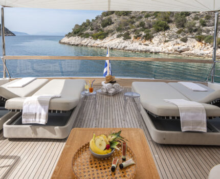 Upper Deck Aft Sun Loungers