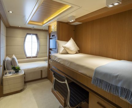 Twin Stateroom with pullman berth