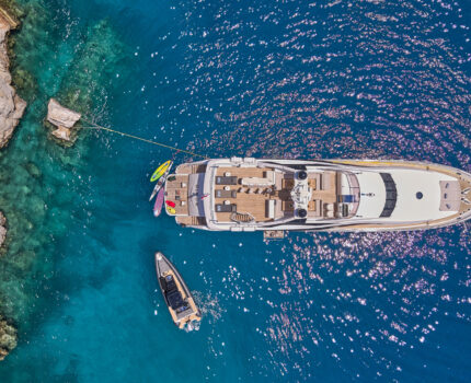 Aerial Shot - At Anchor
