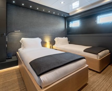 Twin Stateroom convertible to double bed