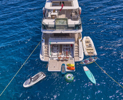 Aerial Aft View - Water Toys