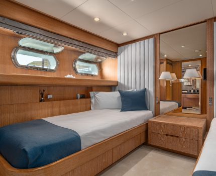 Twin Stateroom with a Pullman Berth