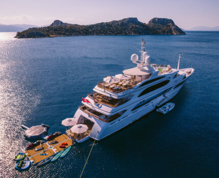 Aerial View with Water Toys